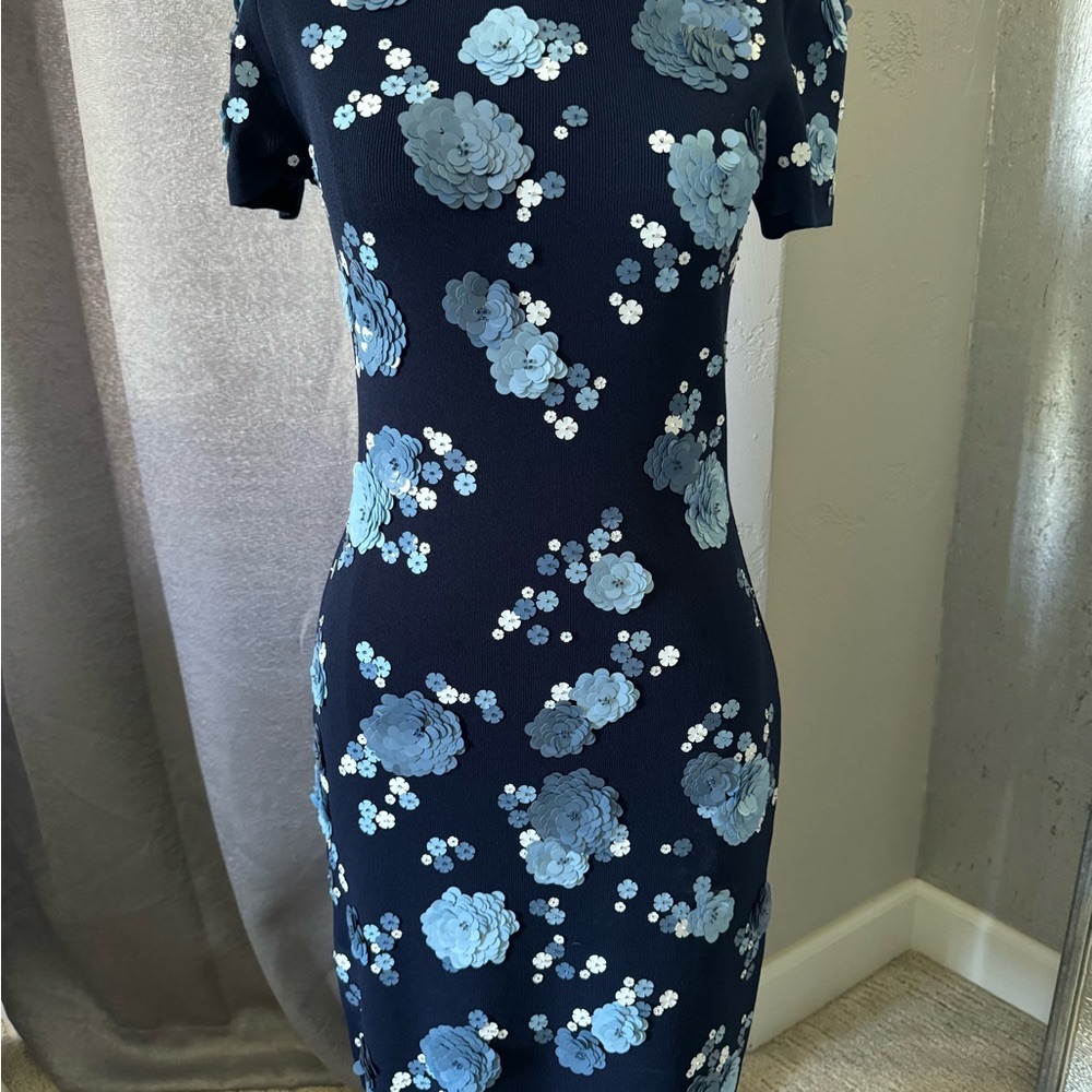 Michael Kors Floral Navy Dress